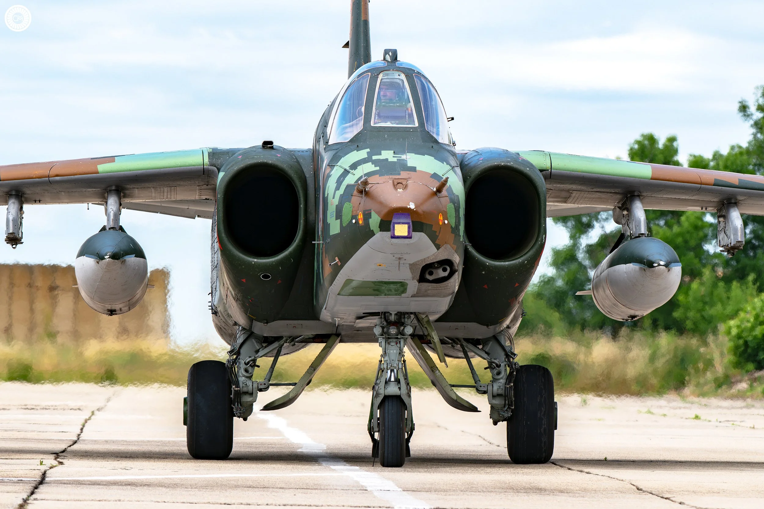 Yambol Province of Eastern Bulgaria, the 22nd Aviation Base, Bezmer, is home to the Shturmova Avio Eskadrilla, Bulgaria’s frontline ground attack-squadron Sukhoi Su-25 bombers Frogfoot Retirement Replacement F-16 Graf Bulgarian air force BGAF Upgrade