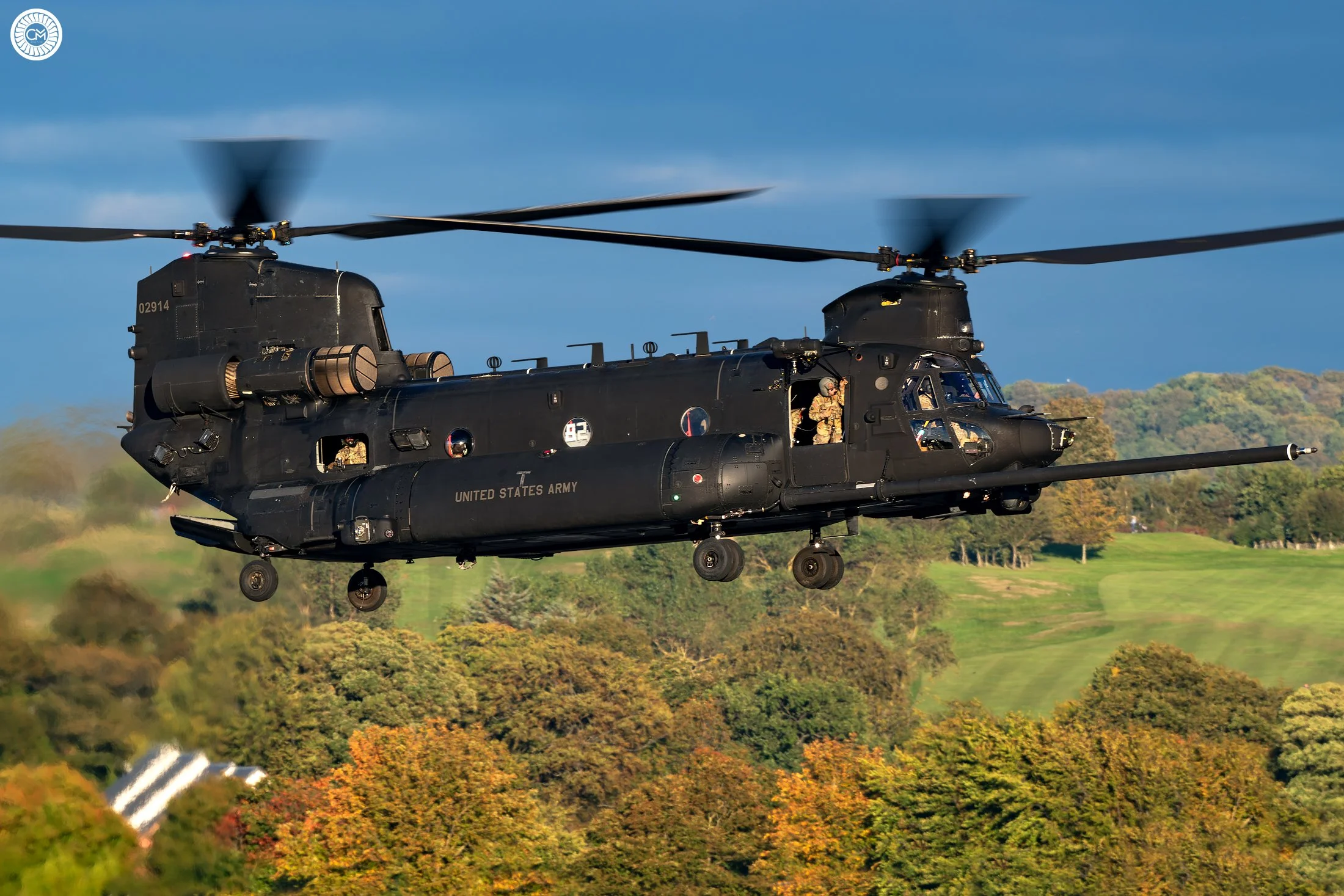 USA United states Army MH-47G Chinook Nightstalkers UK Exercise Scotland Edinburgh Airport 160th SOAR 