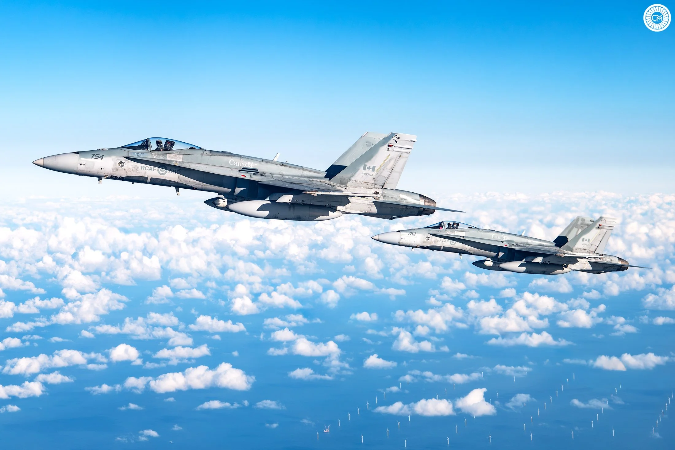 RCAF Canadian Air Force 19 Wing 17 Winnipeg 435 Squadron AAR SAR Rescue CC-130H(T) CC-130 Hercules Squadron Cobra Warrior Air to air refuel CF-18 Hornet 425 418 Exercise Air to Air