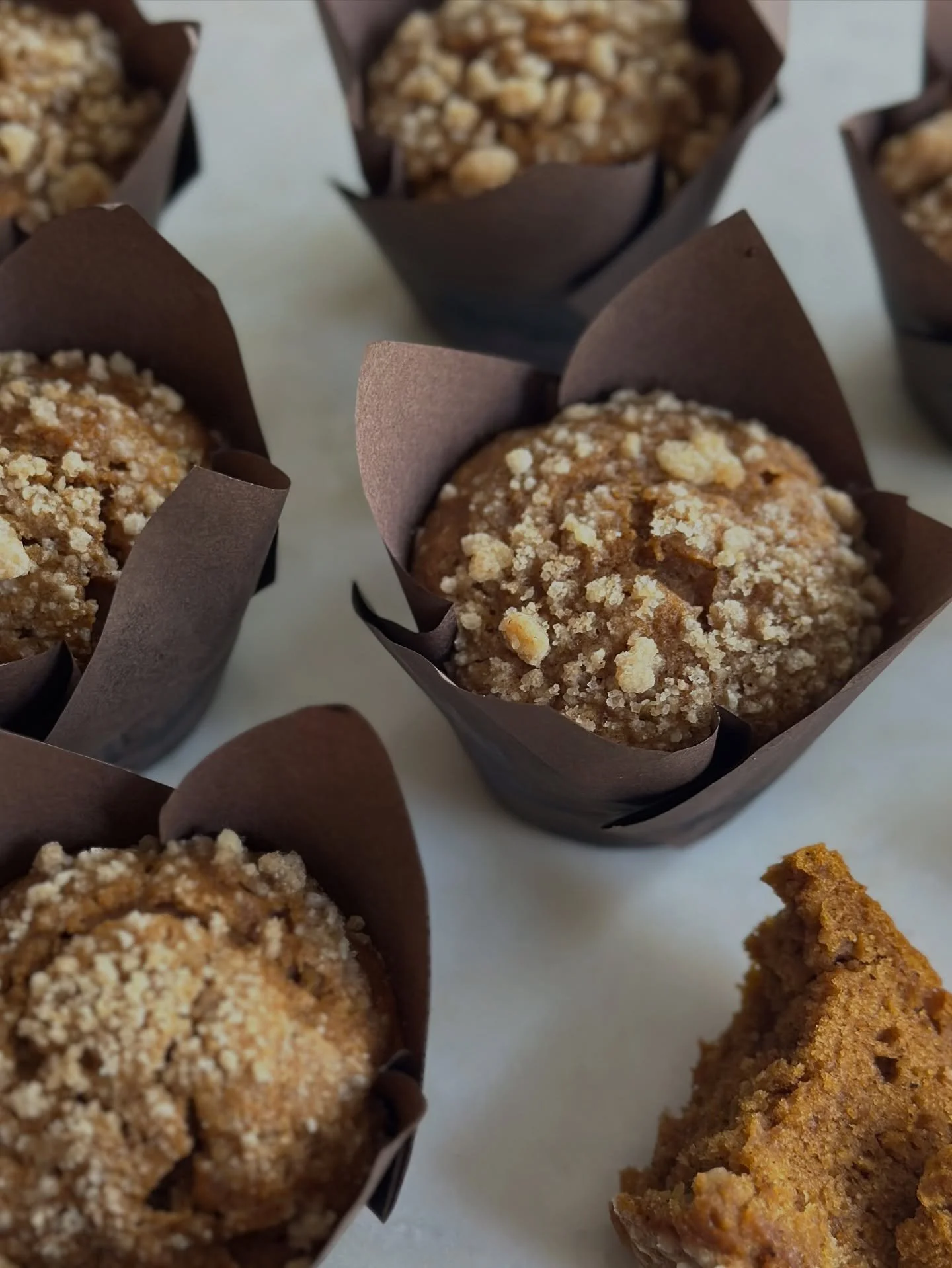 Pumpkin Streusel Muffins 

These are the perfect autumn treat, and no they&rsquo;re not sourdough! This recipe I tried yesterday was from @sallysbakeblog - I have always loved her recipes!

If you haven&rsquo;t tried making muffins from scratch let t