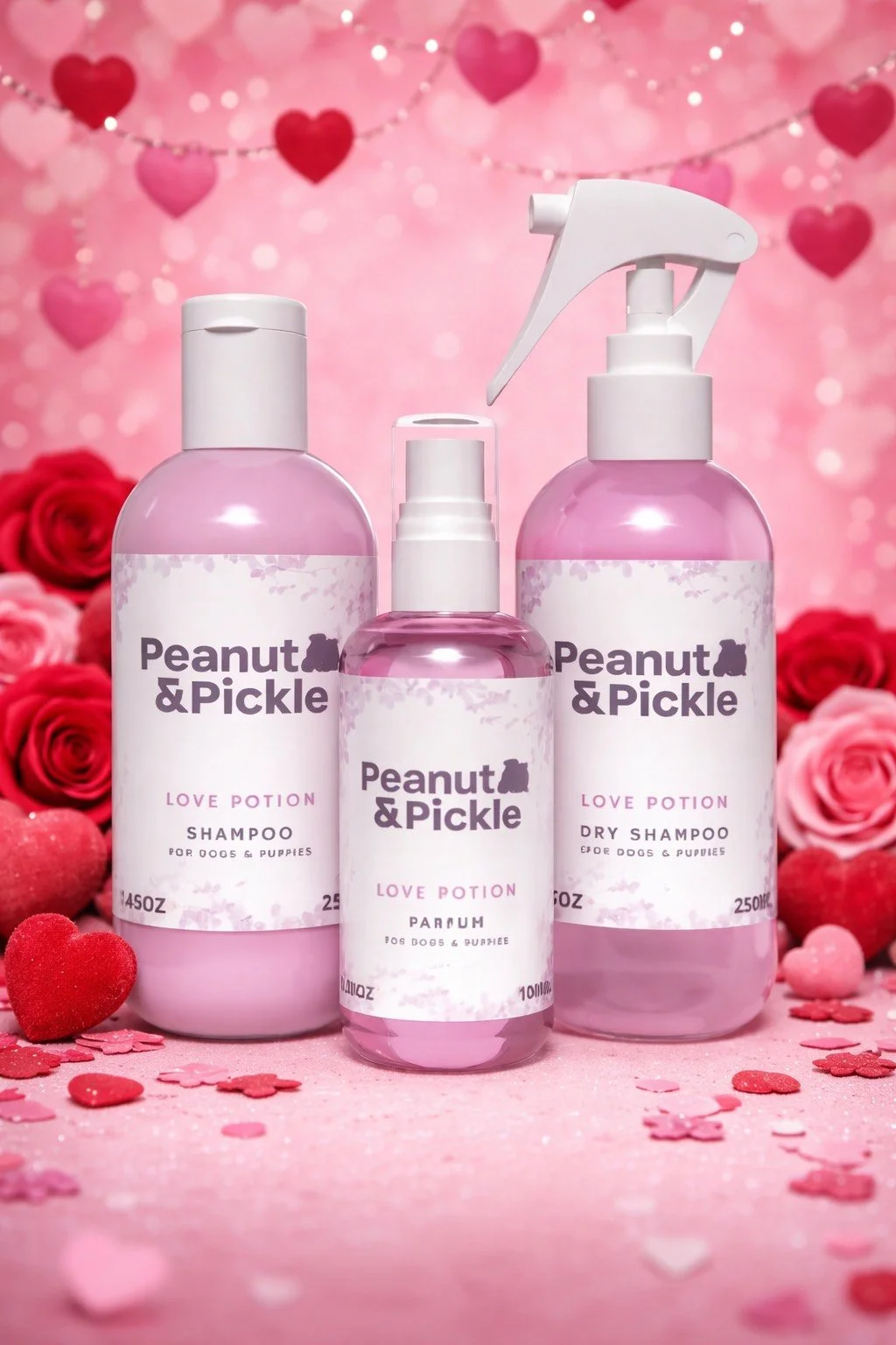 Valentine's Day grooms at Mr Walter's Groom Room, dog grooming in Wirral