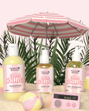 Summer Springs Spa shampoo being used as part of the Summer Spa Special at Mr Walter's Groom Room, dog groomers in Wirral