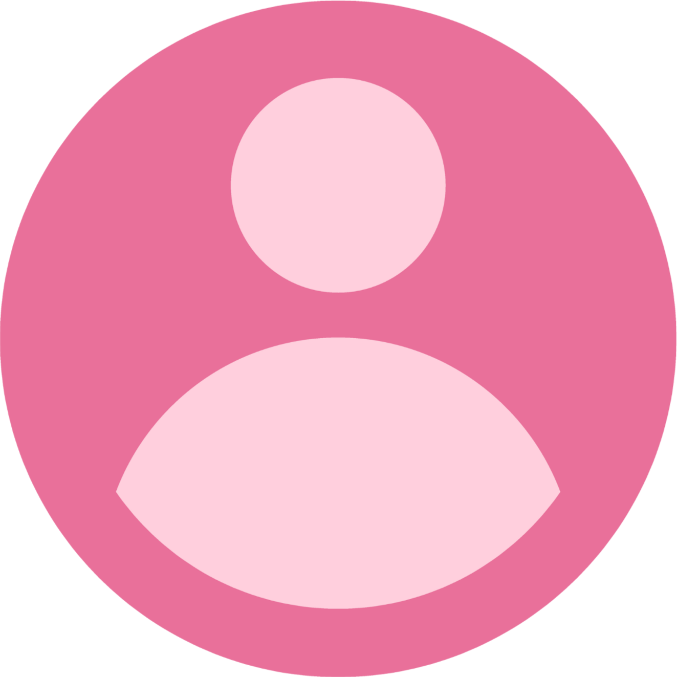 A pink icon with a person symbol.