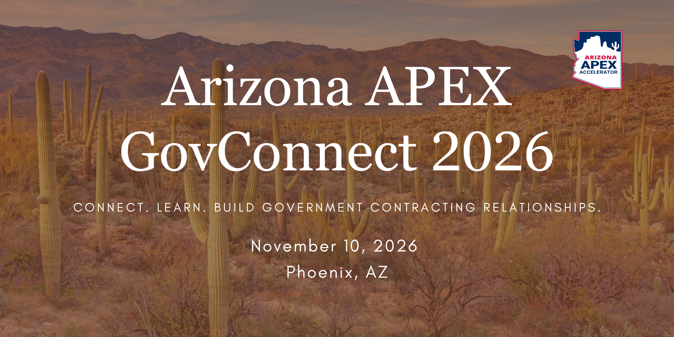 Arizona APEX GovConnect 2026: Government Buyer Matchmaking & Networking