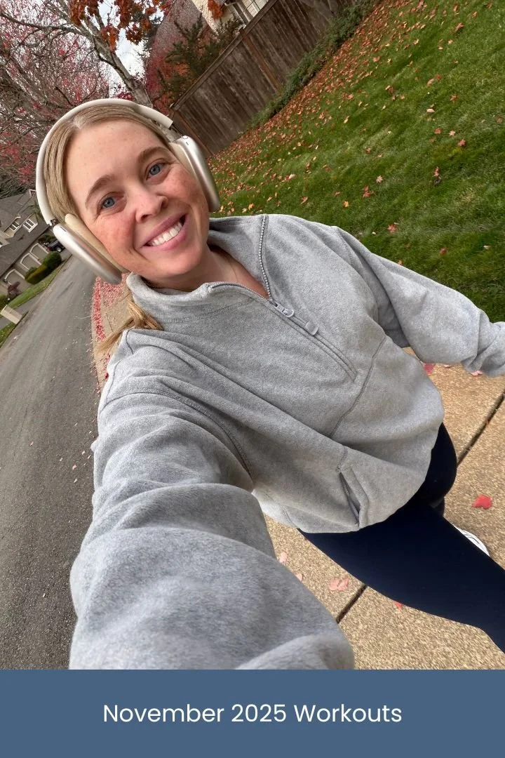 November 2025 Workouts