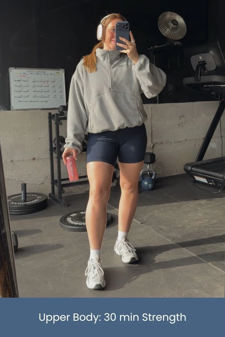 Upper Body: 30 min. Strength
