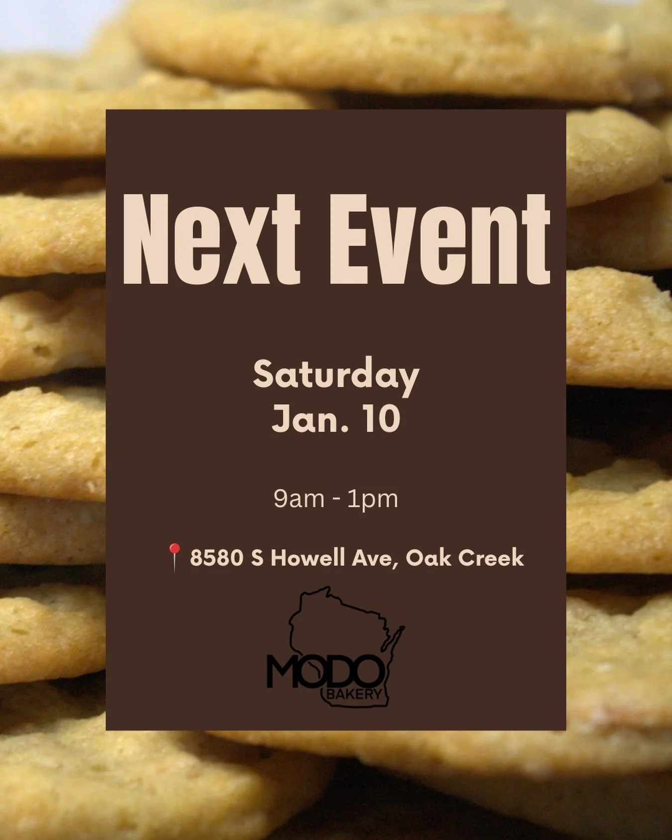 Can&rsquo;t wait till our next event? Order online for free local delivery at www.modobakery.com

All of our baked goods are made from scratch, so all orders require at least 3 days processing time. Minimum order for delivery is $20. Alternatively yo