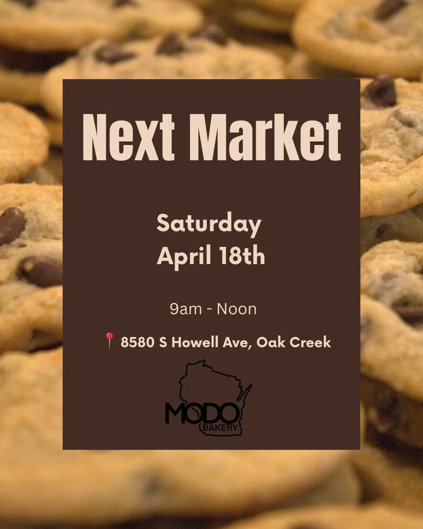 Next market is Saturday, April 18th
Oak Creek Community Center
📍8580 S Howell Ave, Oak Creek
⏰ 9am - Noon

Let us cater your next party! 🥳 Pick from our growing list of flavors at www.modobakery.com

#wisconsinfoodie #bakery #mkeeats #oakcreekwi
