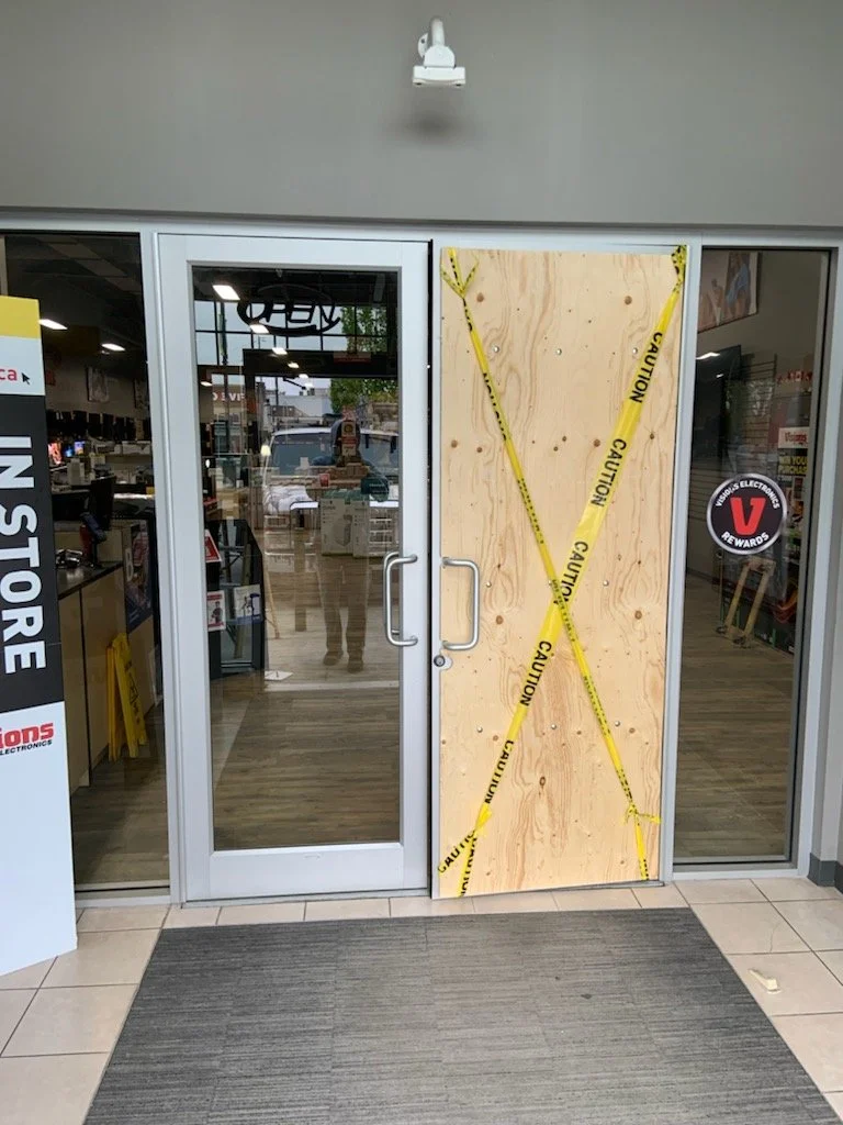Emergency board ups