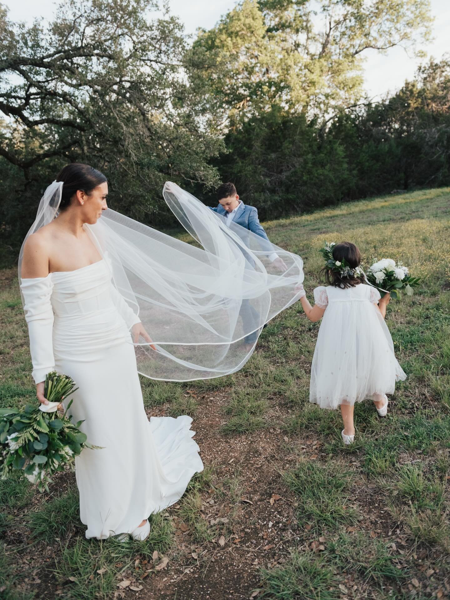 The Daltons chose an intimate ceremony in the hill country in a place that held meaning. And in the quiet of it all, their family became one &mdash; plus one very uninvited (but memorable) coral snake.
