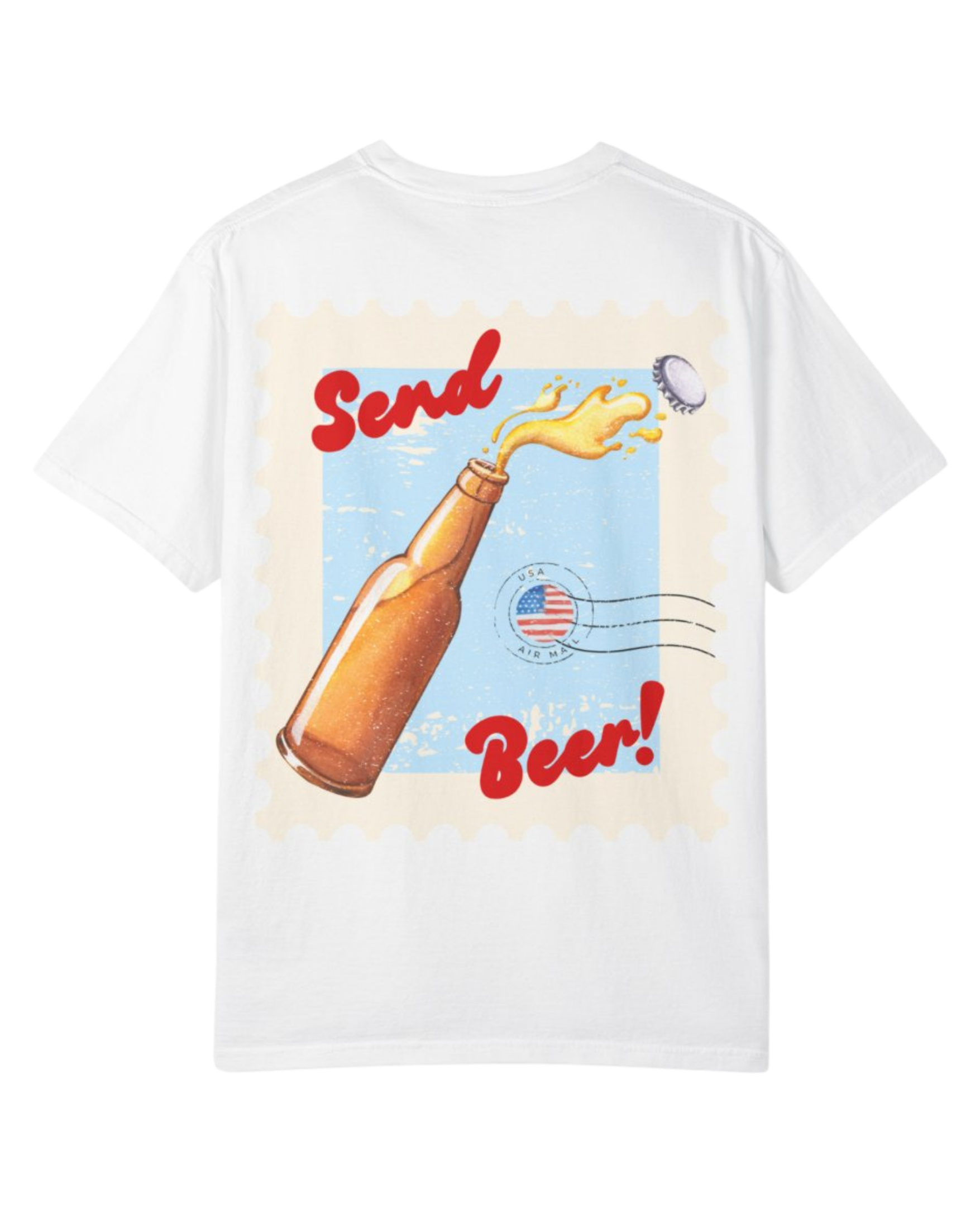 'MERICA POSTCARD GRAPHIC TEE
