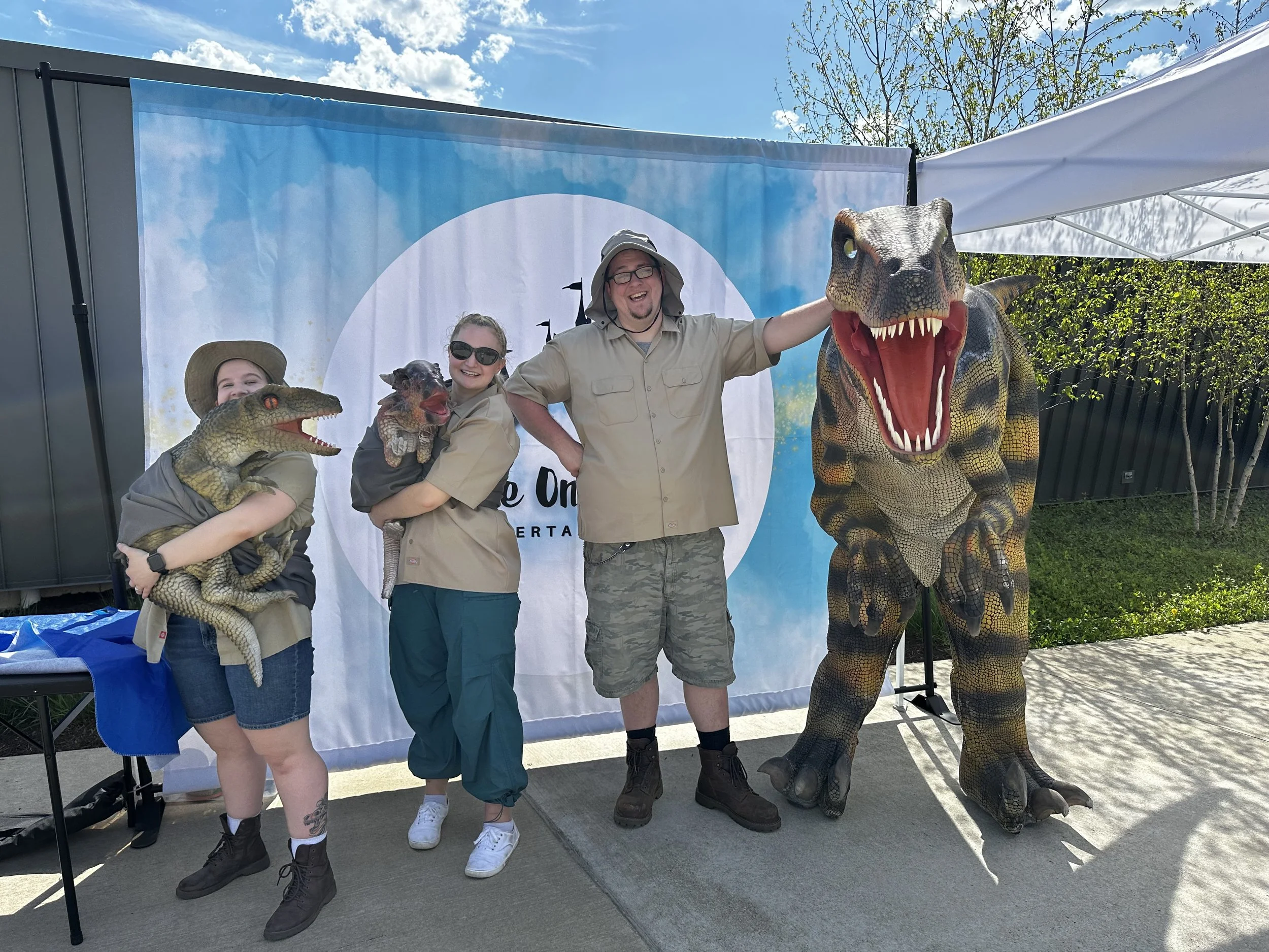 Patches the Raptor at Youngstown Community Day.