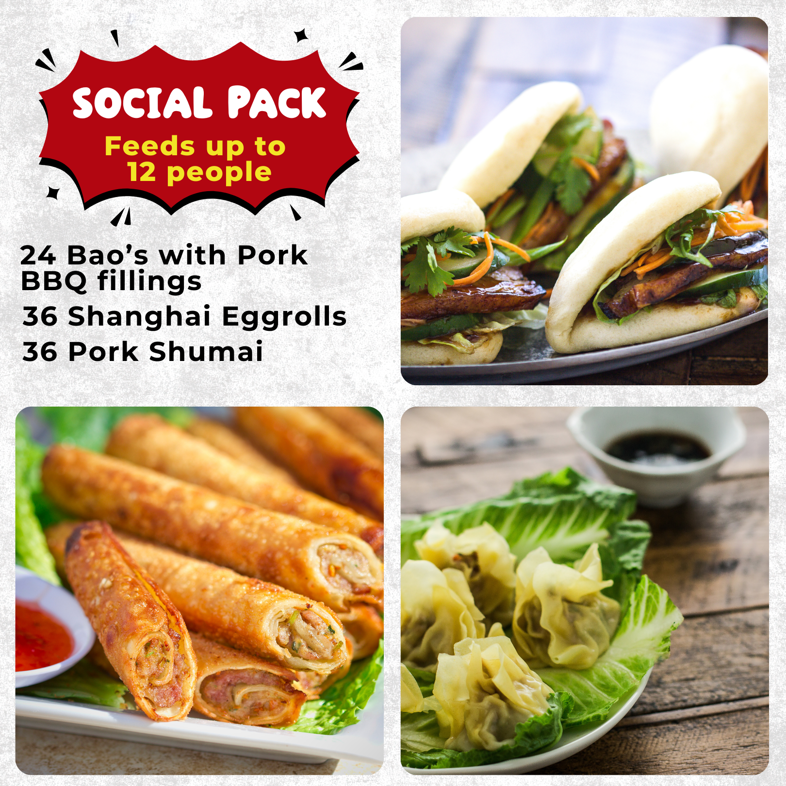 Social Pack - Perfect for up to 12 people.