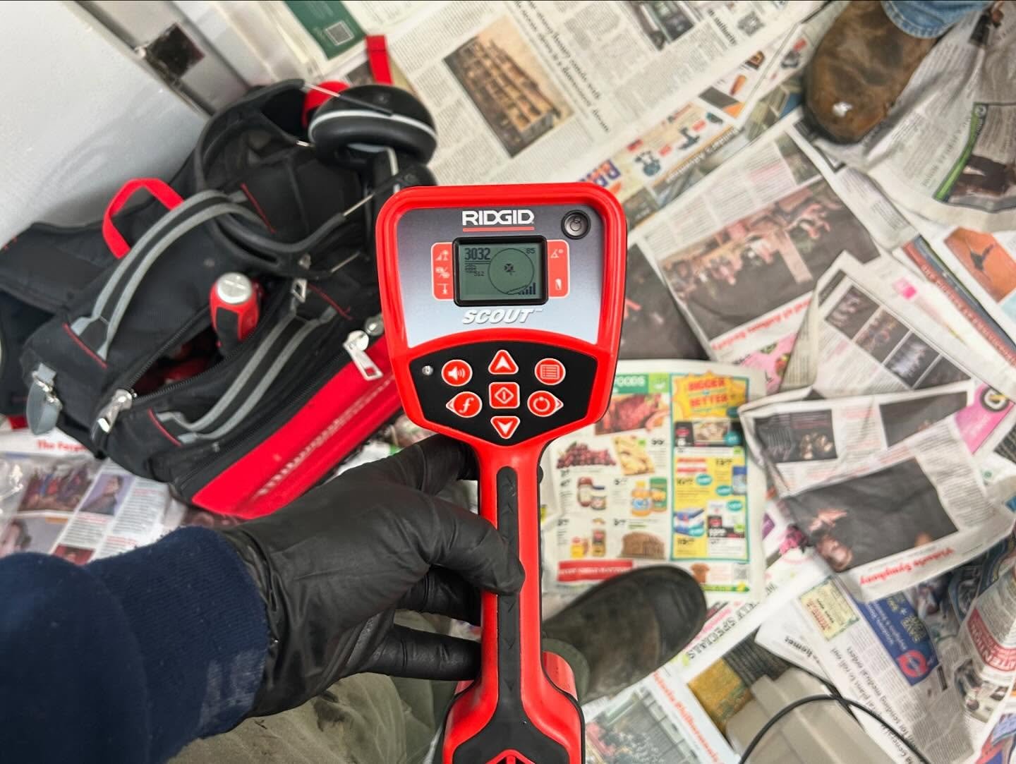 New tools making life easy! Recently located a damaged sewer line in an office space slab that was causing water damage