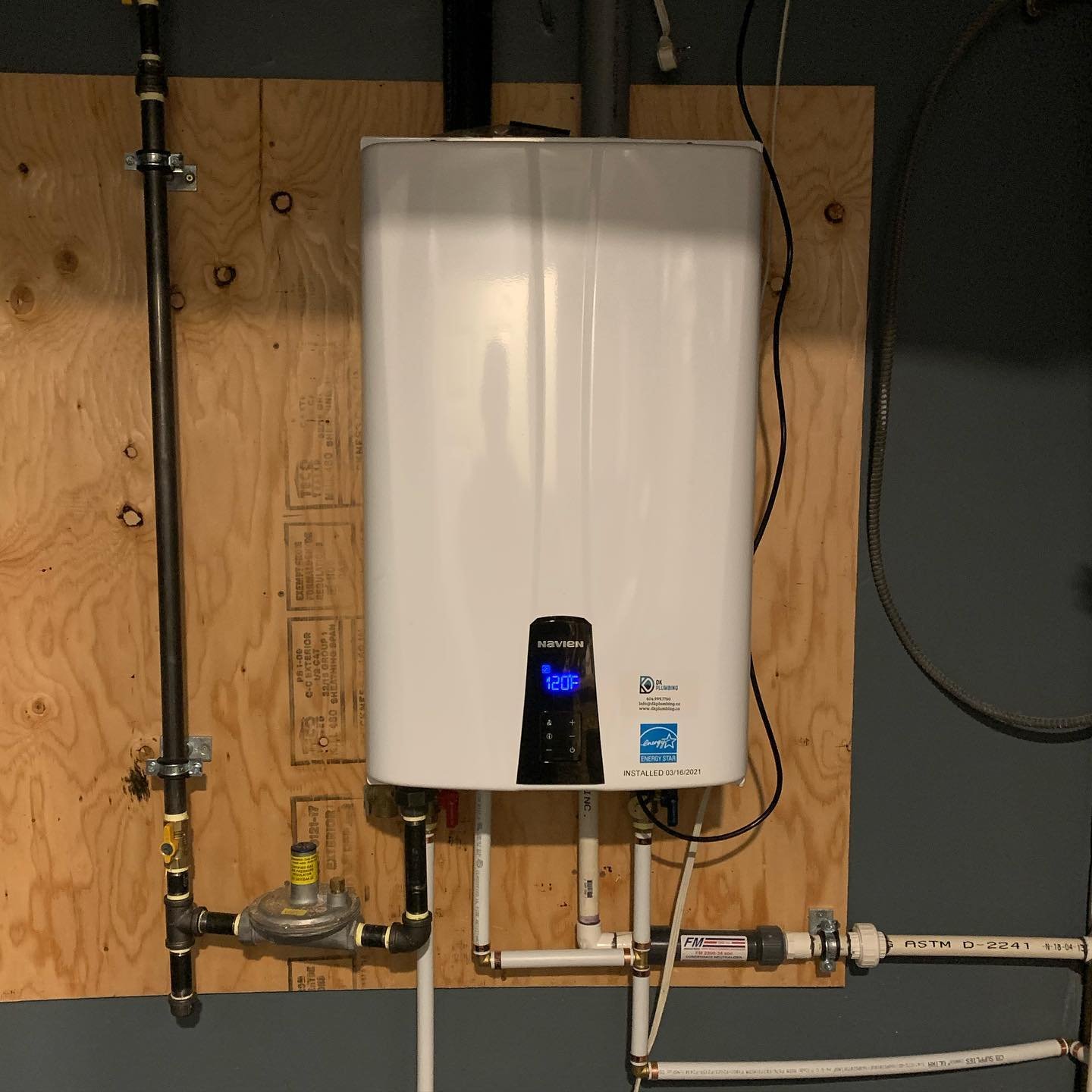 Navien 240-A install we did this week. Client is very happy to say the least!