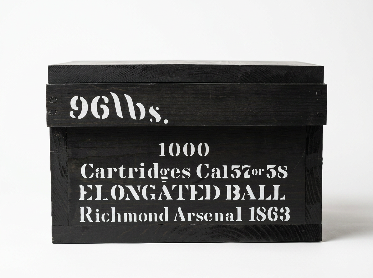 Richmond Arsenal .57-.58 Ammunition Crate (Late 1863)