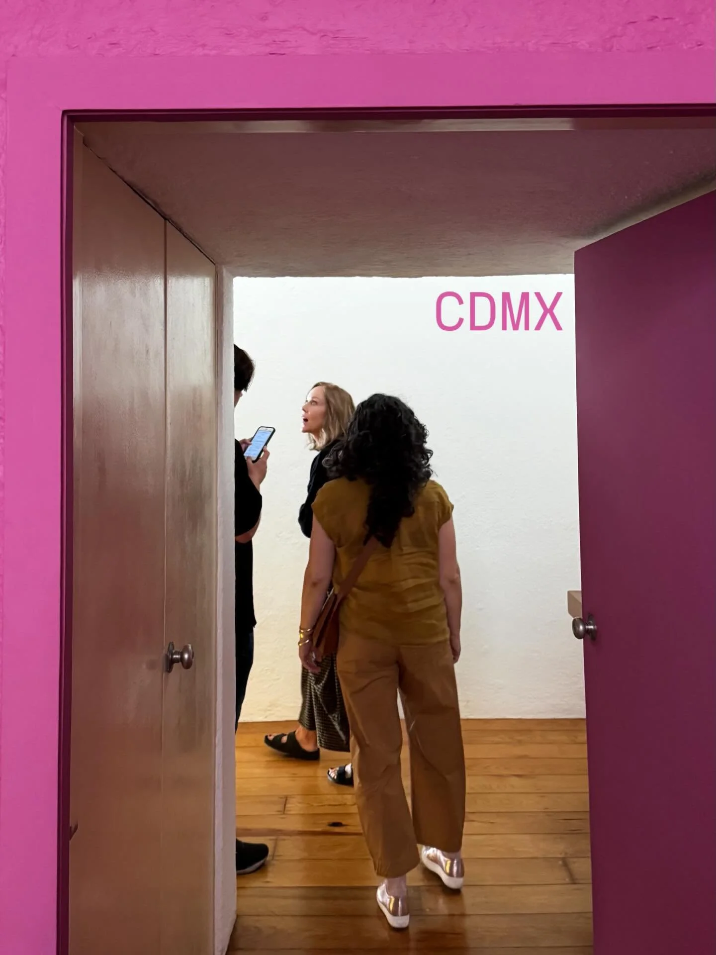 A total treat to visit #casabarrag&aacute;n while in CDMX.  Thanks for the wonderful guided tour! #mexicocityofficial #architecture #colour #livingwithcolor #pinkpinkpink