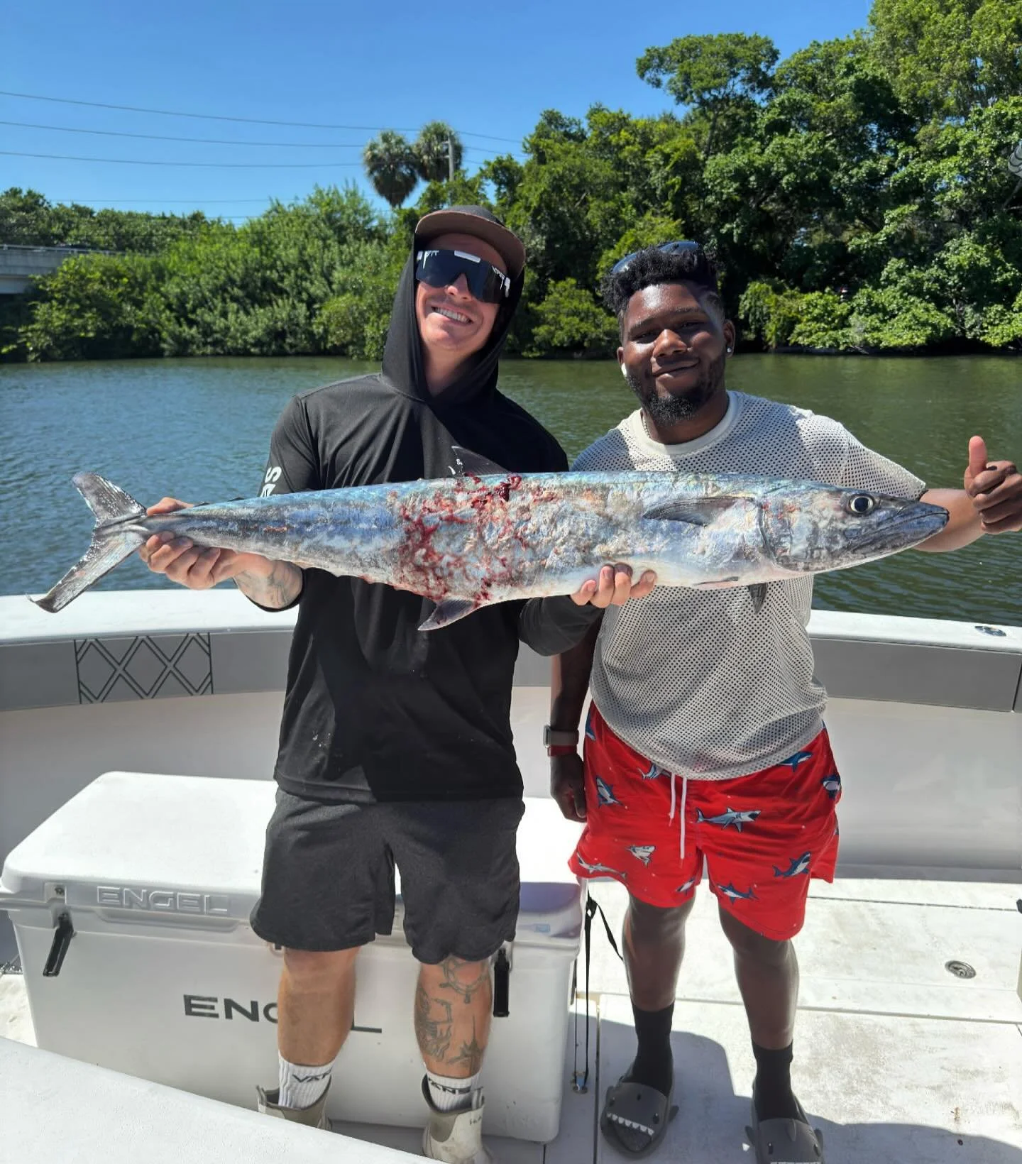Nice king in the box for Jordan! Off to the smoker