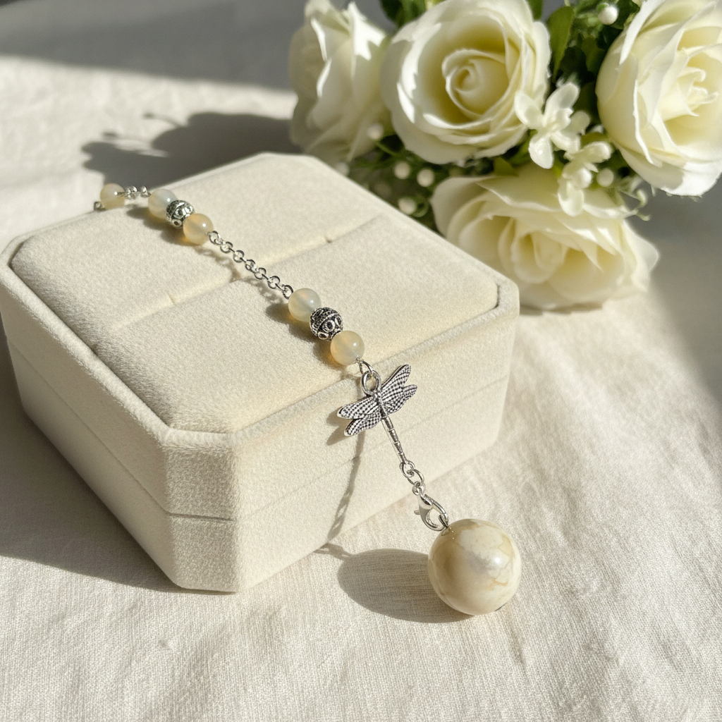 Flower Agate Pendulum~Gratitude