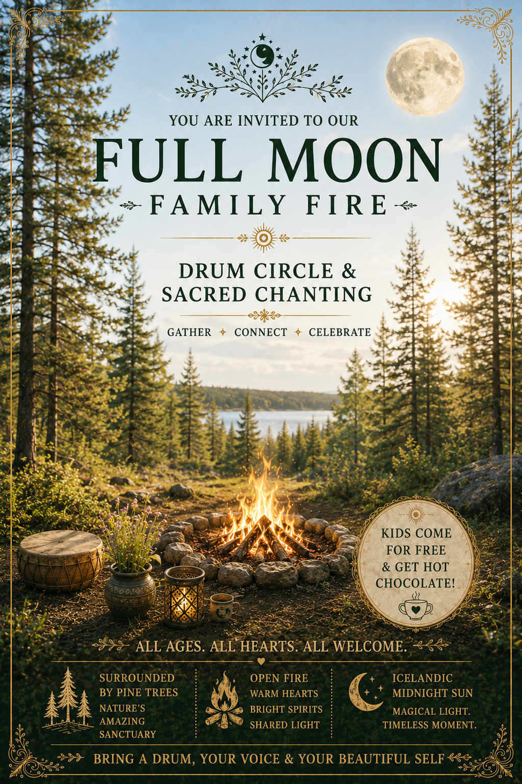 Full Moon Family Fire