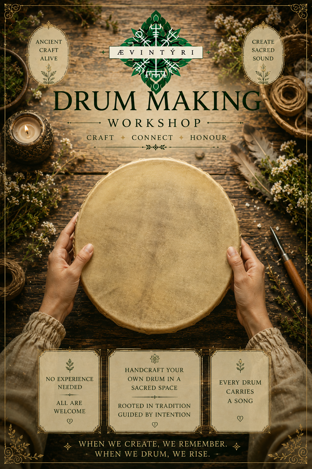 U Are the Creator: Drum Making Weekend