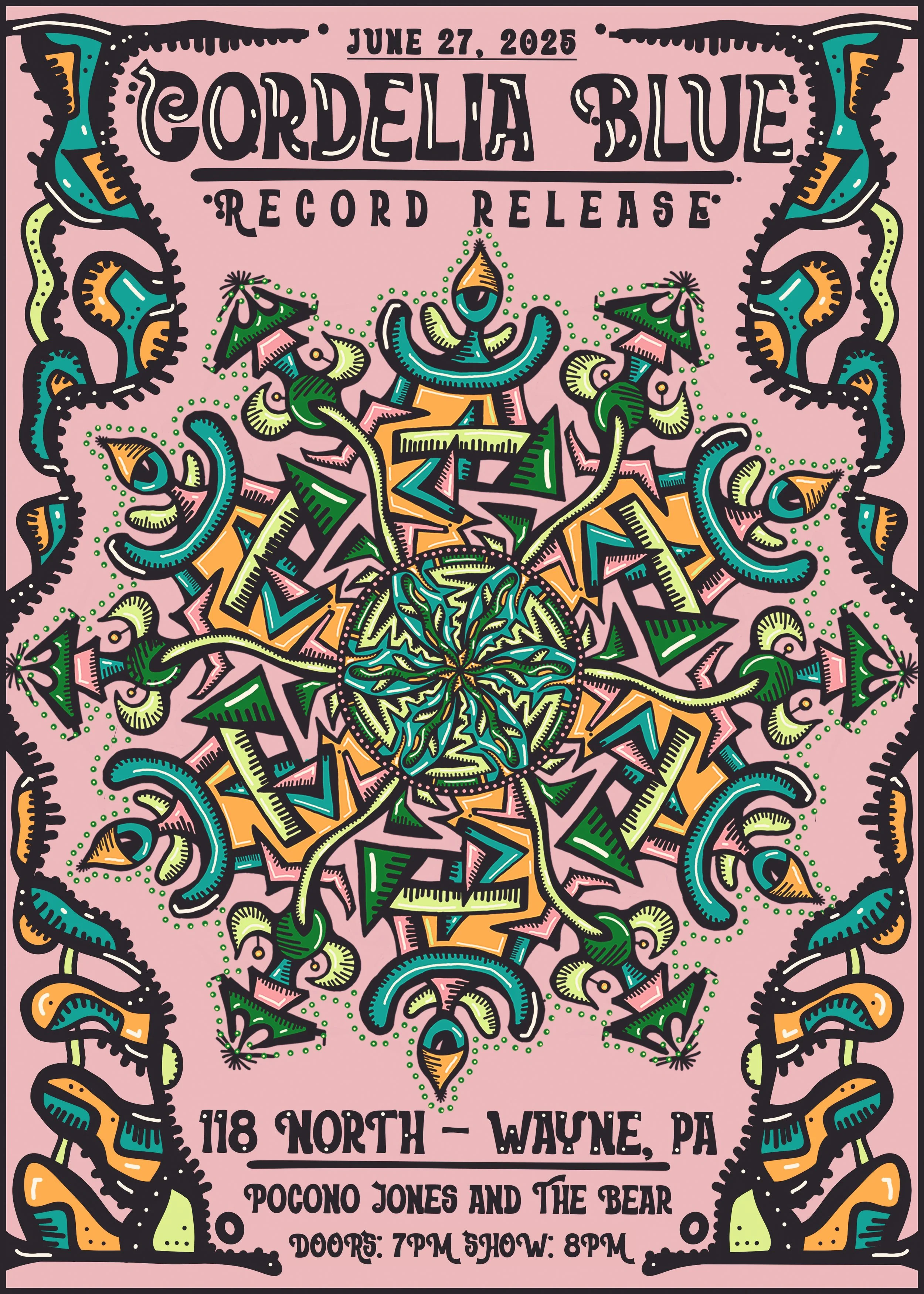 118N Album Release Concert Poster