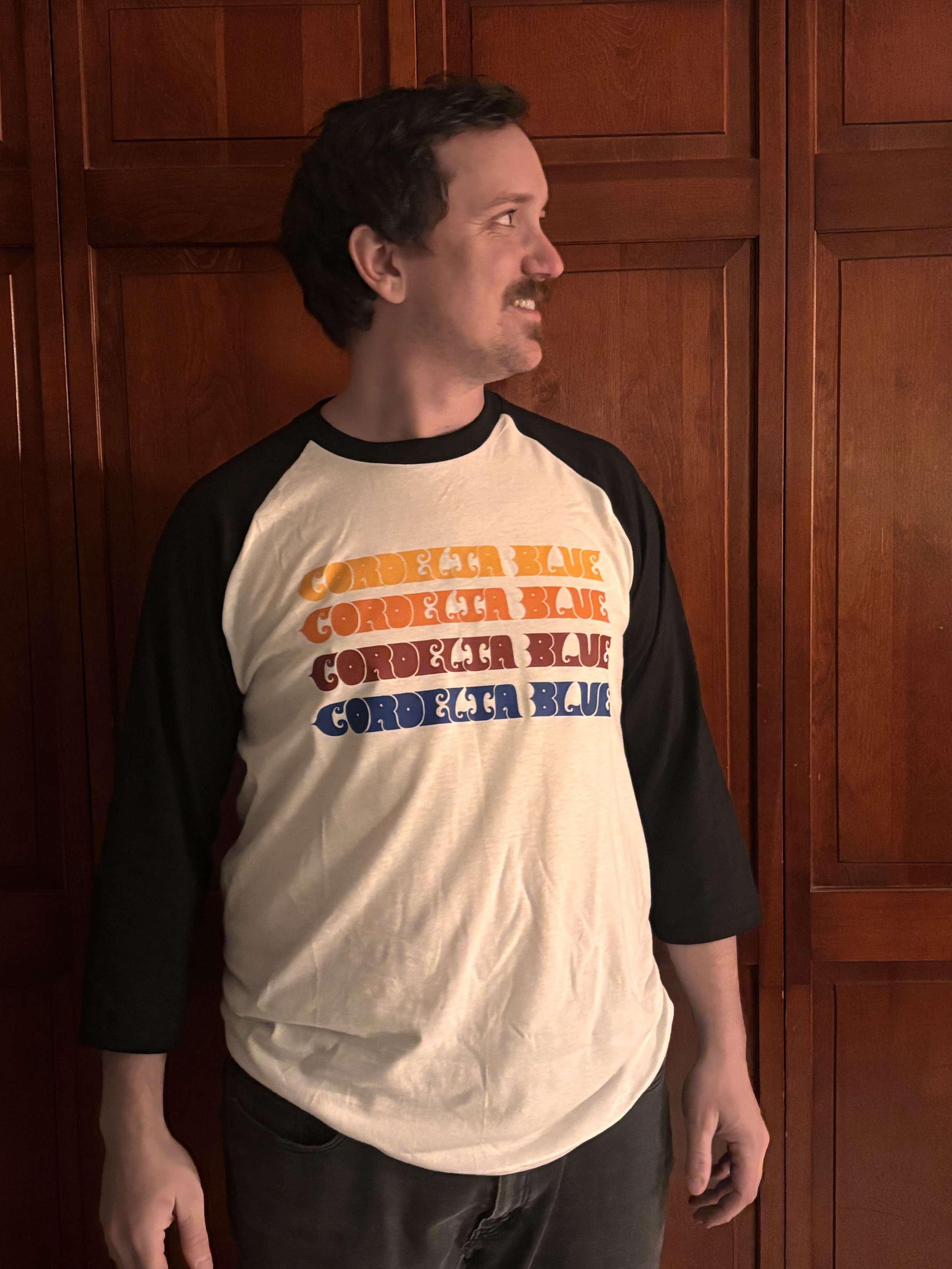 Cordelia Blue Shirt 3/4 Sleeve