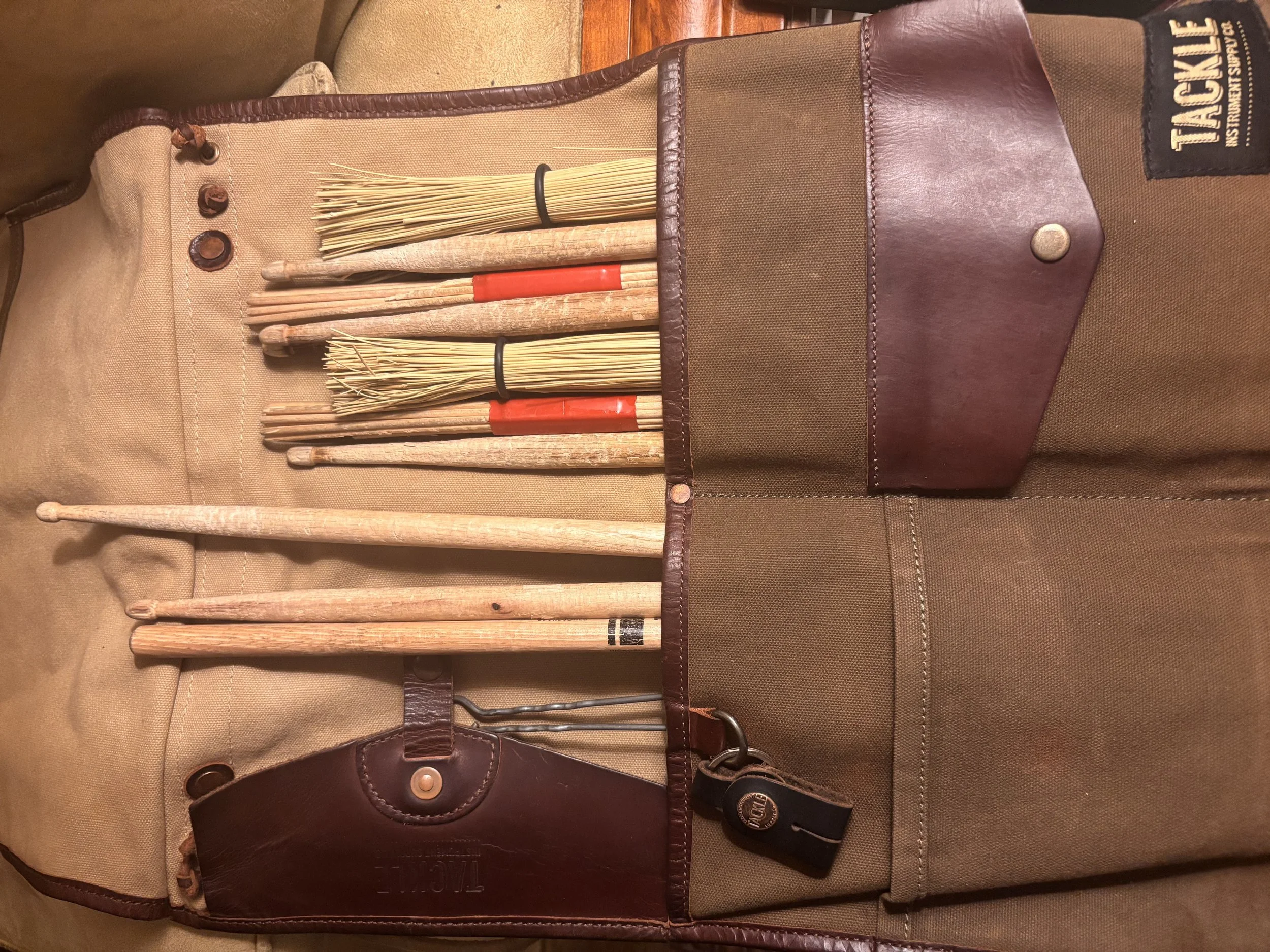 Robs Stick Bag and Sticks