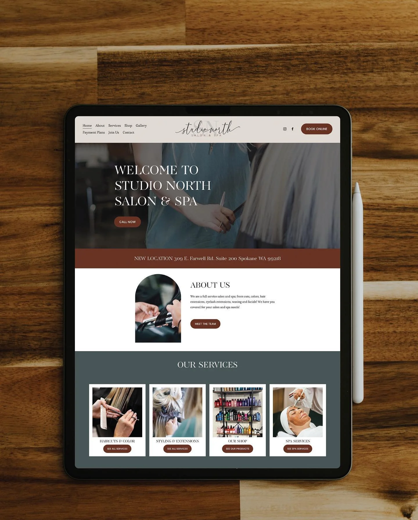 Studio North Salon &amp; Spa website! 💇🏼&zwj;♀️

I completed this website a while ago for Studio North; a website refresh before opening there new location up north in Spokane. They wanted a simple clean squarespace website that highlights their ne