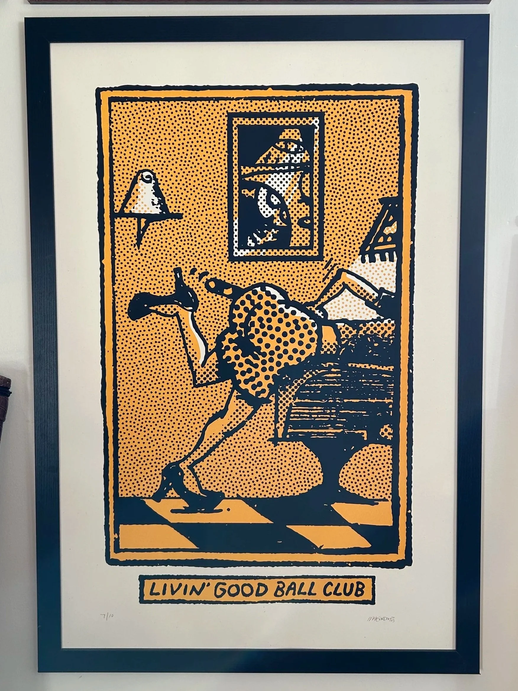 Pool Hall Poster - 24x36" Screen Print