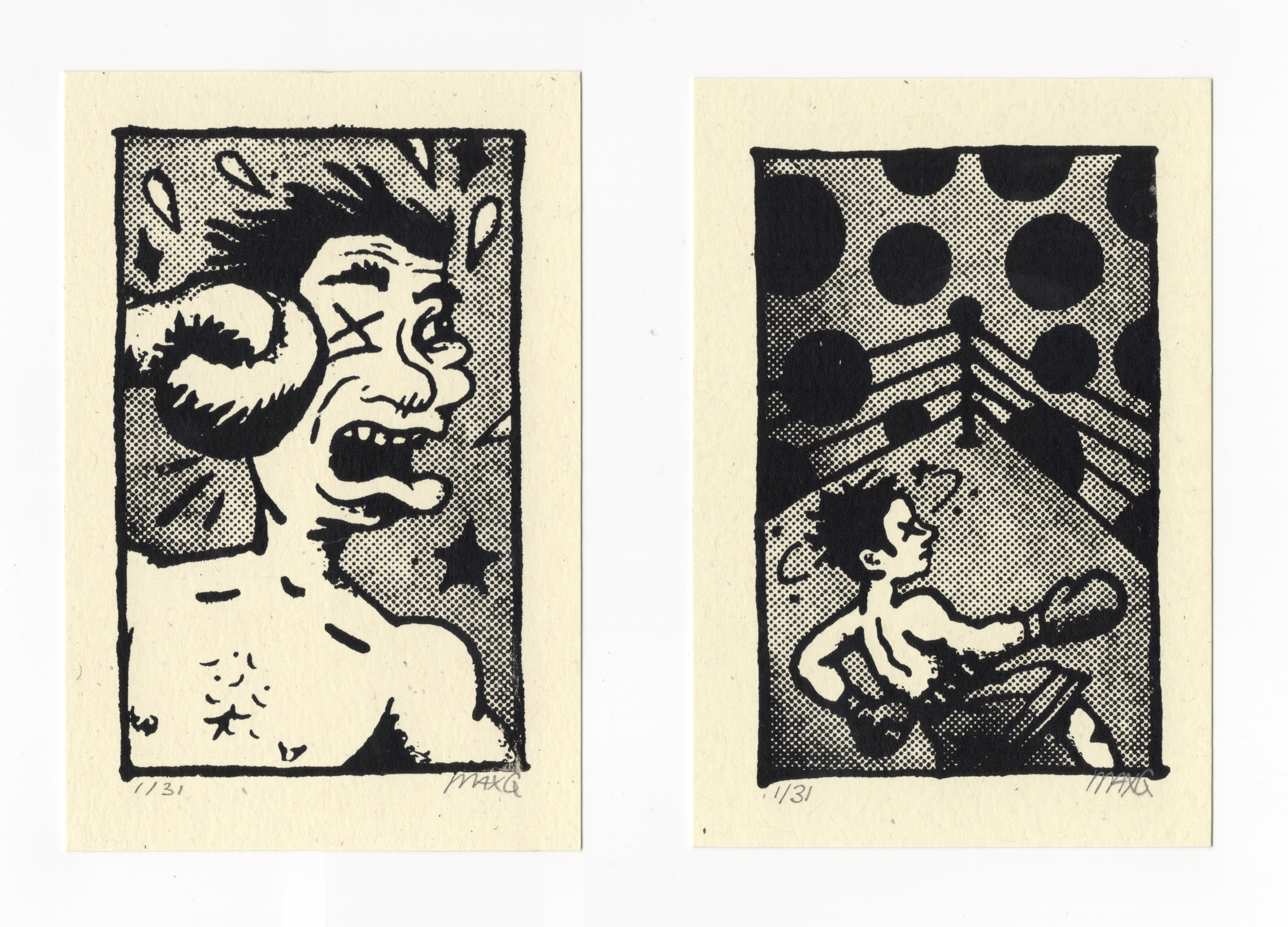 Punch & Spots Screen Prints