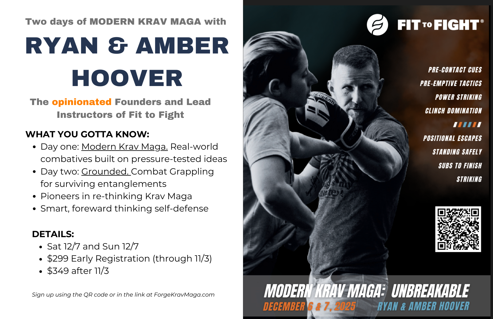 Modern Krav Maga with Ryan & Amber Hoover of Fit to Fight