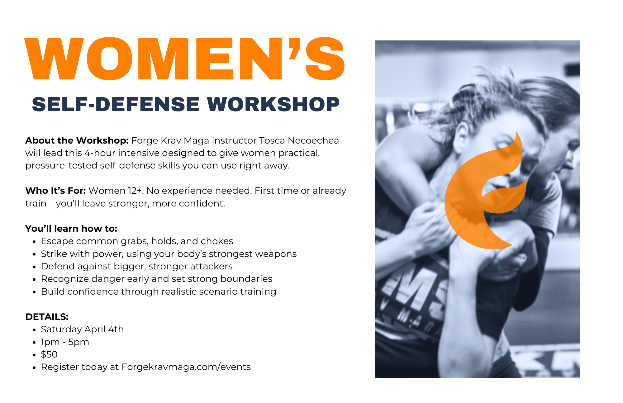 Women's Self Defense Workshop