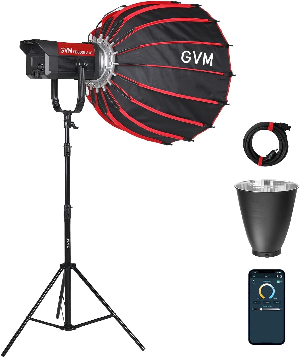 Light, Stand and Soft Box Kit
