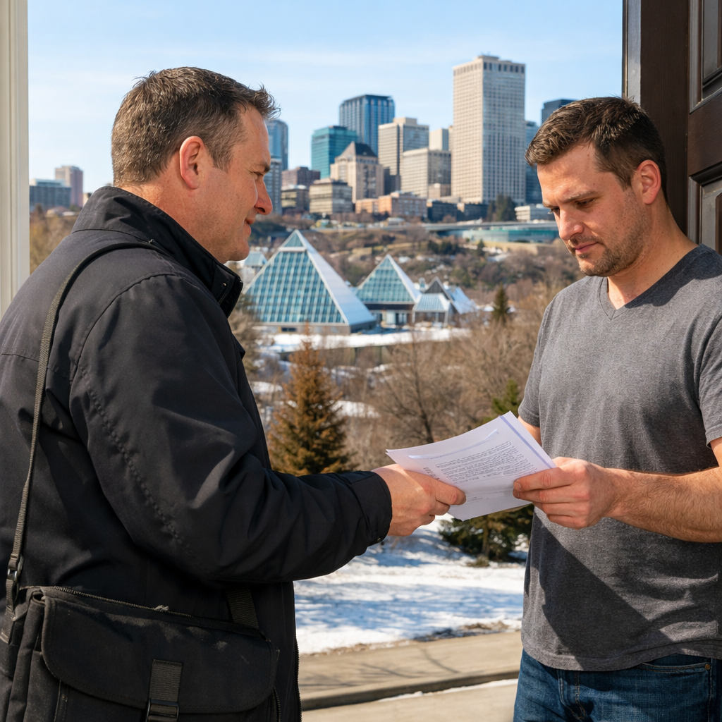 Gavel and legal documents representing professional process service