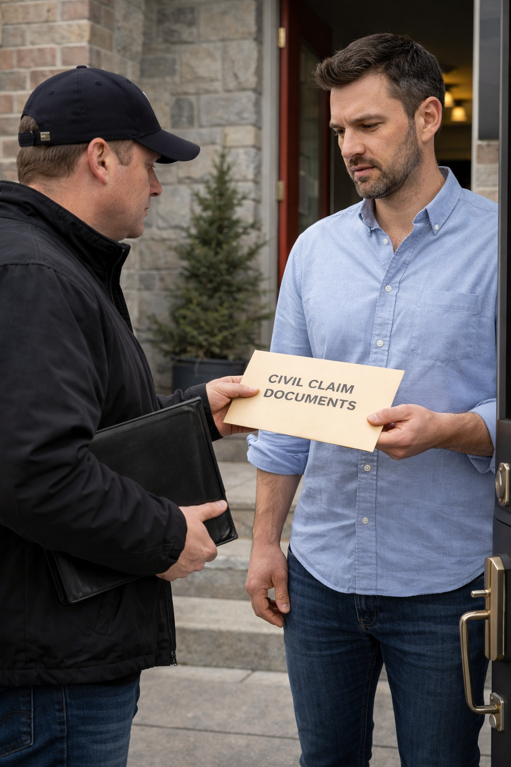 Civil Claim Process Serving in Edmonton
Fast, reliable civil claim document service by Edmonton Process Servers. Affidavit included. Optional court filing. Saving you time, money, and stress.