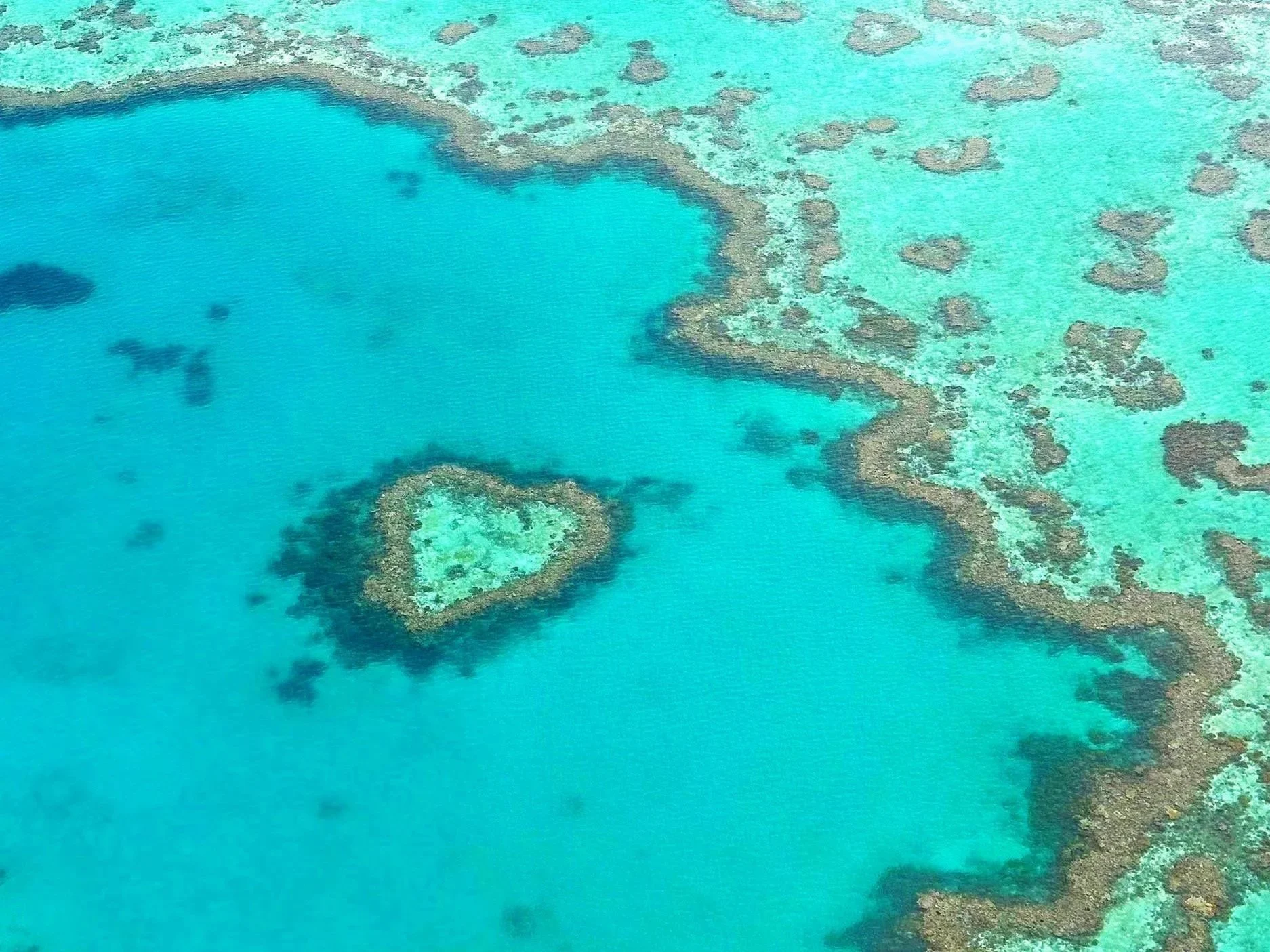 Heart Reef, Great Barrier Reef, Australia