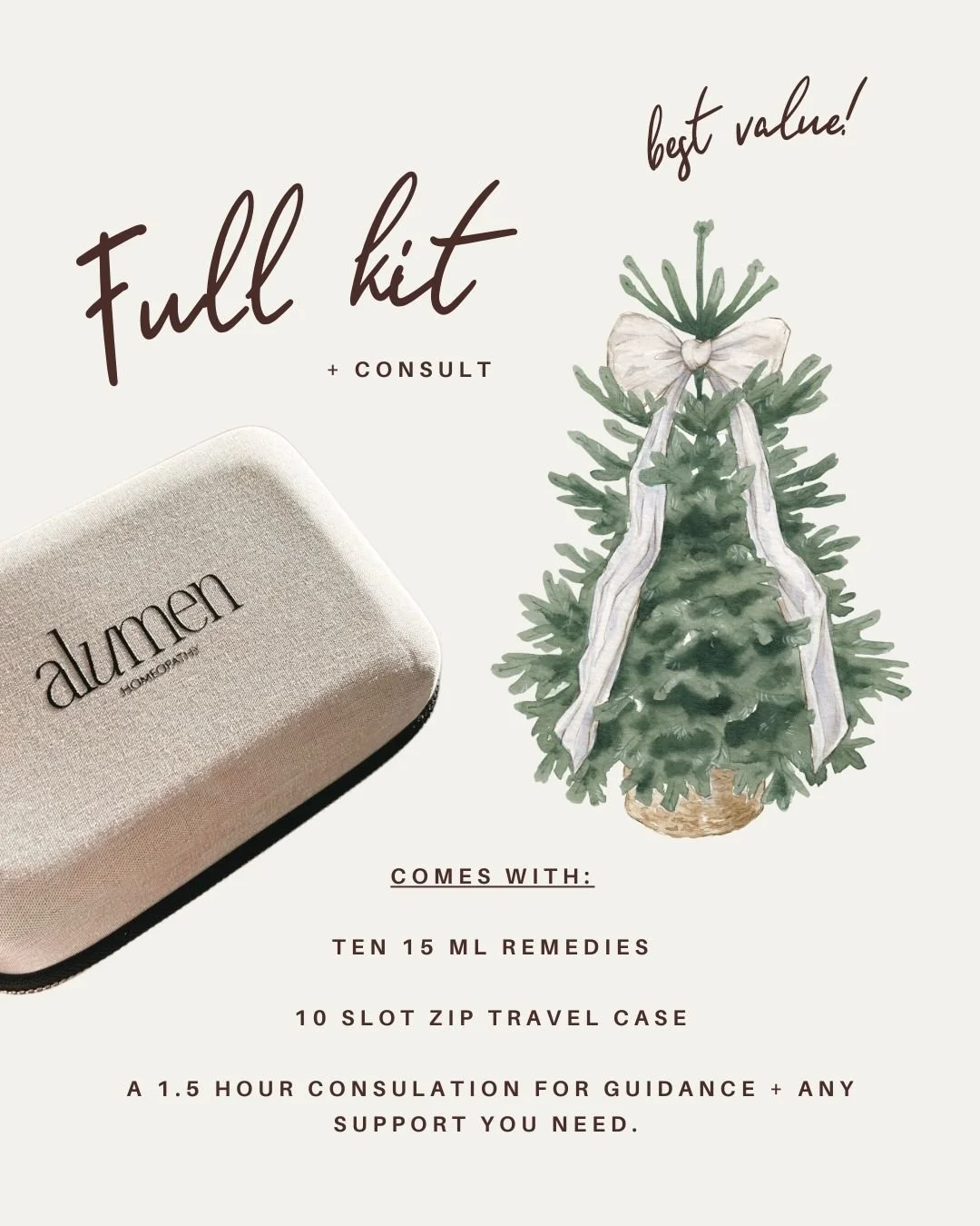 Christmas SPECIAL! - Remedy Kit + 1.5 hour Student Consultation