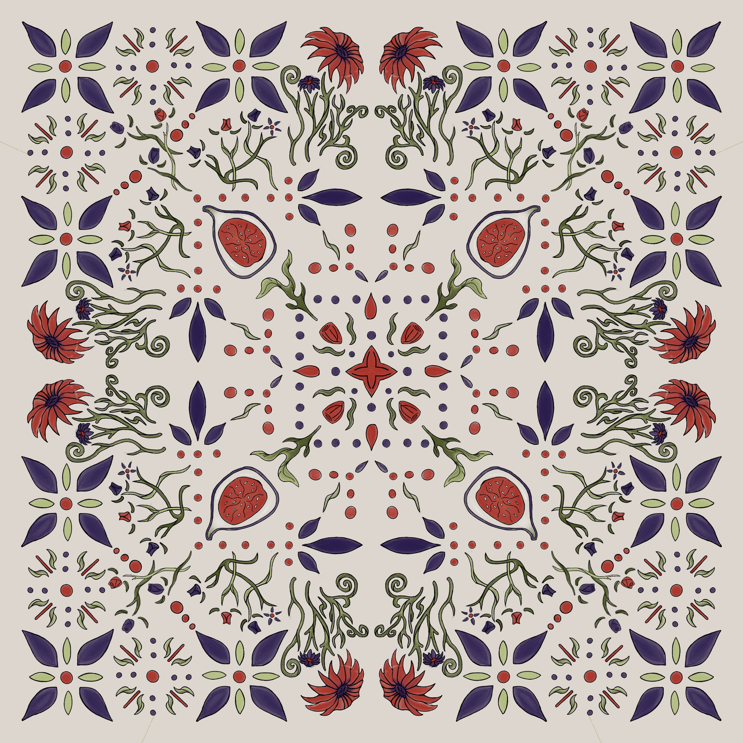 Turkish Inspired Ceramic Art (BAÜR Fig Jam) 