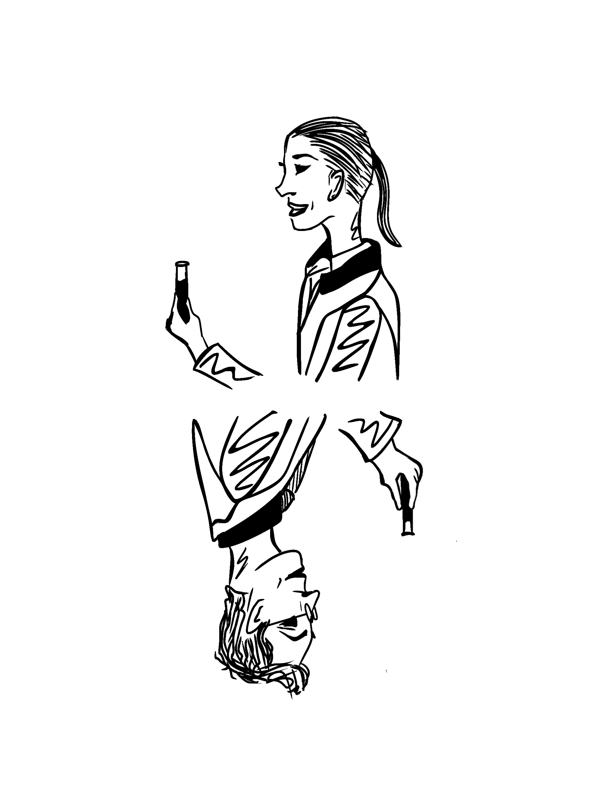 Scientist Illustration (Part of Playing Cards Project)