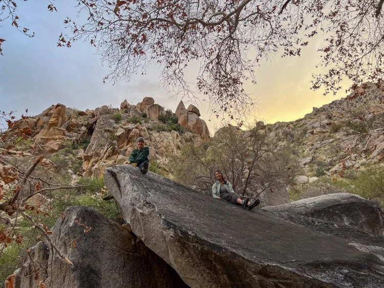 Taking a break in Anza-Borrego