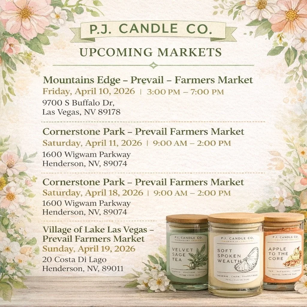 APRIL IS BOOKED&hellip; and she smells like fresh starts. 🌸🕯️✨

We&rsquo;re officially back in our farmers market era and doing what we do best&mdash;showing up with candles that turn a casual stroll into a full personality shift.

From golden hour