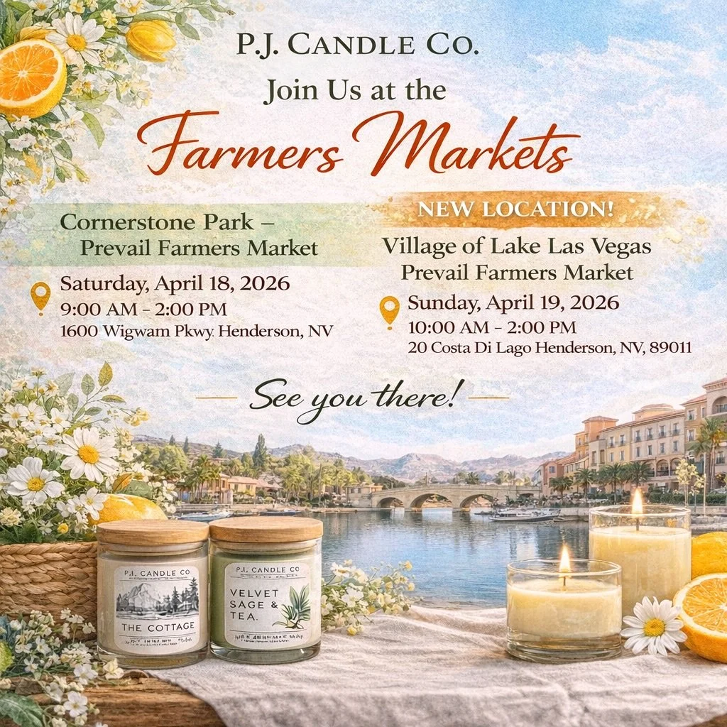 Spring has officially entered her main character era... and so have we. ☀️ 🍊 

We&rsquo;re popping up at not one, but two Prevail Farmers Markets this weekend-and trust, you&rsquo;re going to want to smell your way through both.

Start your Saturday