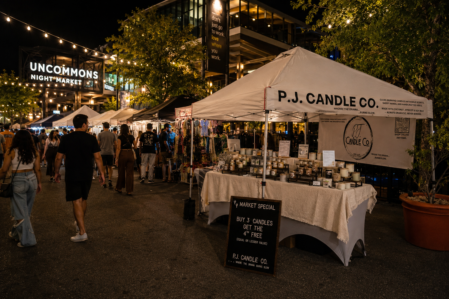 Uncommons Night Market - Market in the Alley