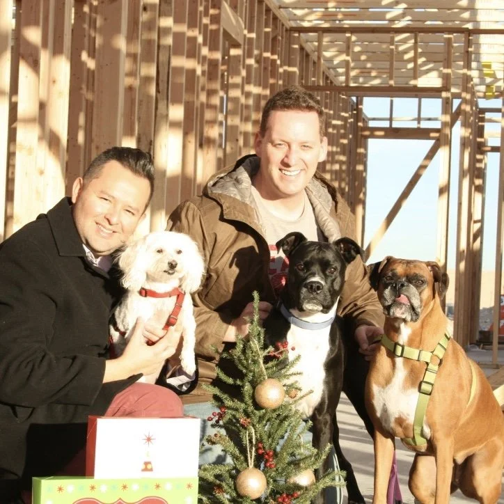 Family Christmas under construction