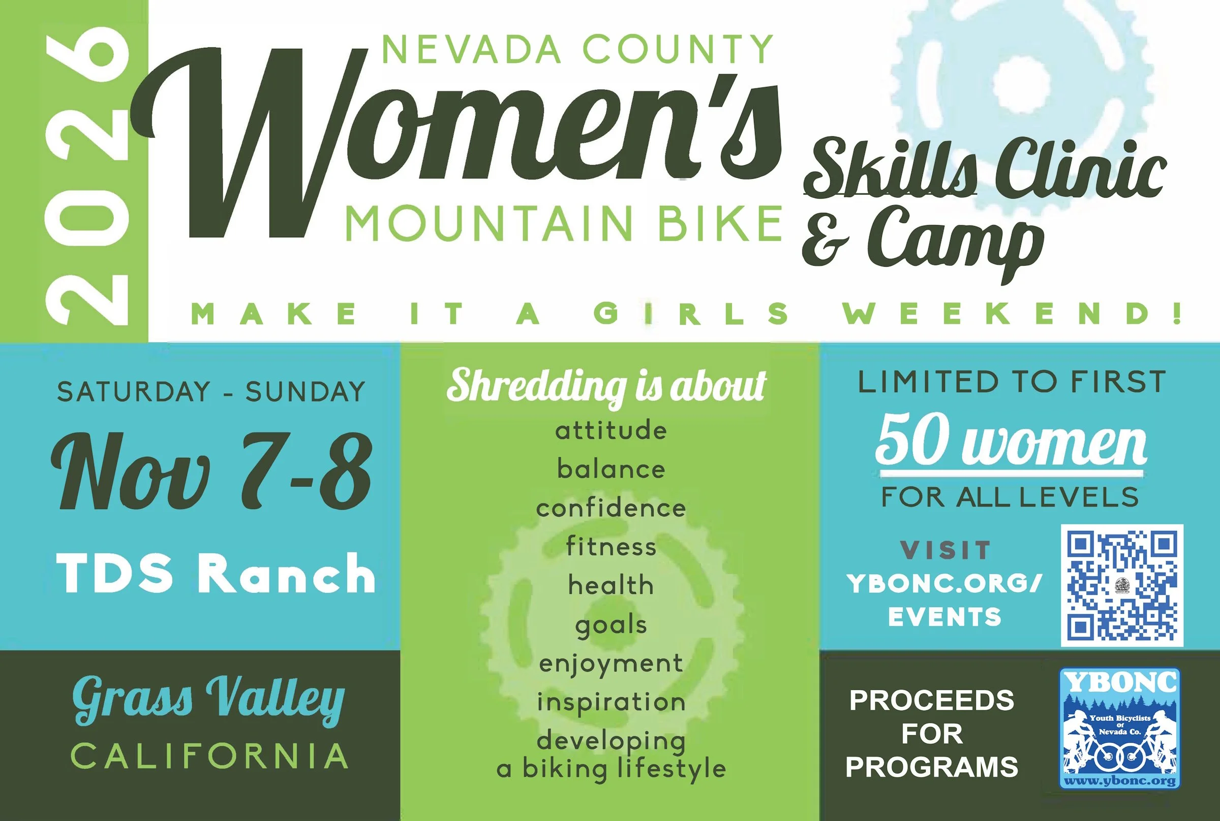 2026 Women's Mountain Bike Skills Clinic Grass Valley, CA
