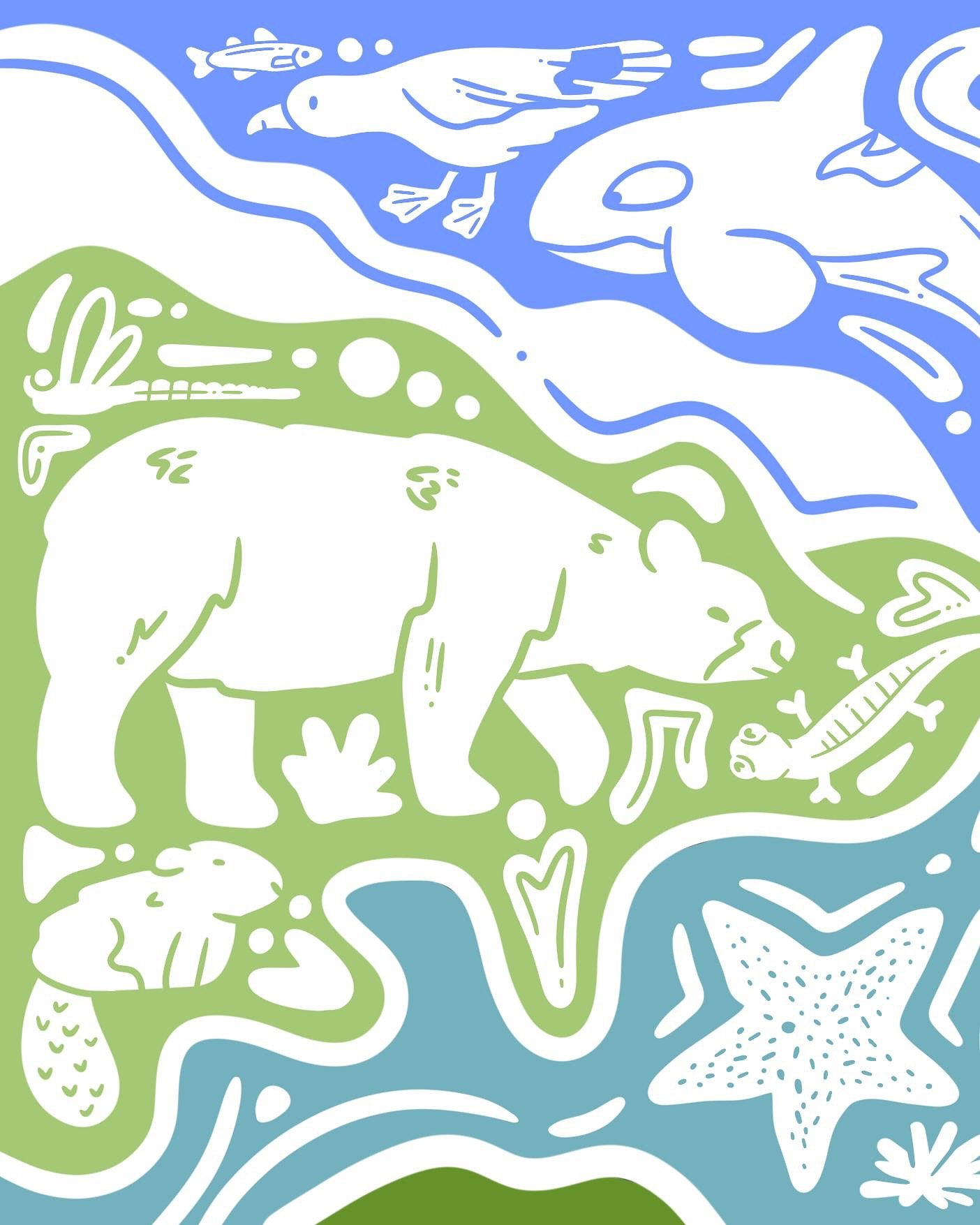 swipe for some puget sound icons 🐙🦫🌲
