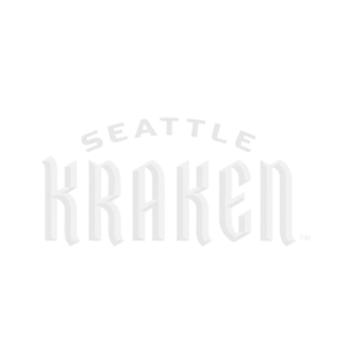 Black background with white text reading "Seattle Kraken" in stylized font.