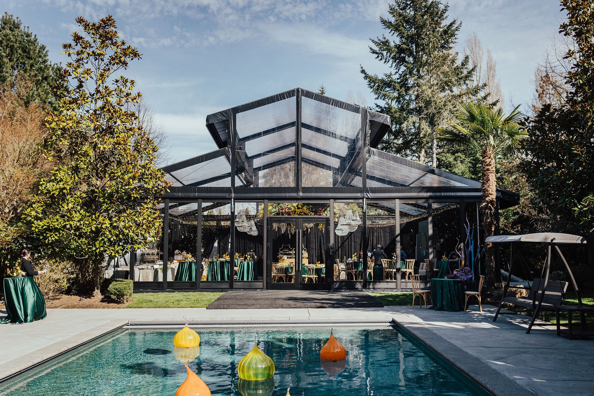 Luxury Seattle Birthday Party - Backyard Tent