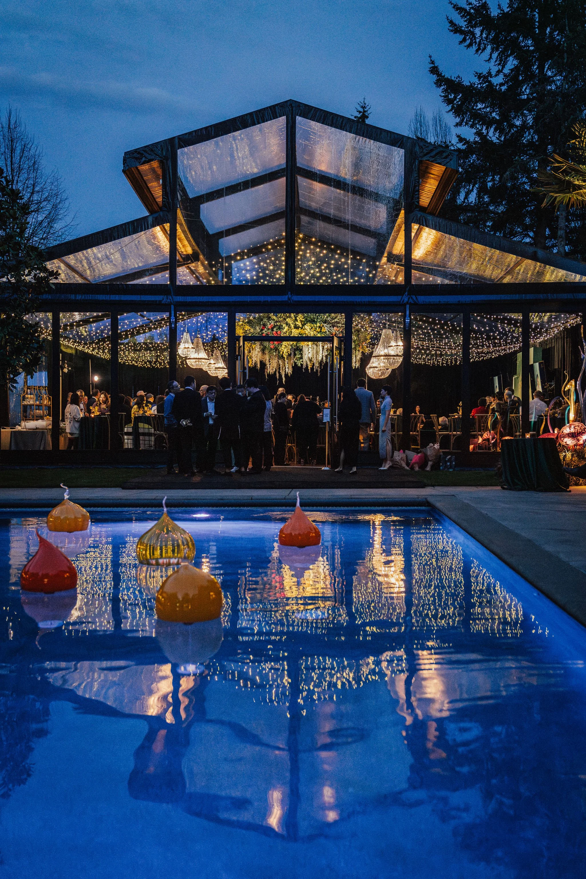 Chandeliers, Color, and Celebration: A Luxe 60th Soirée